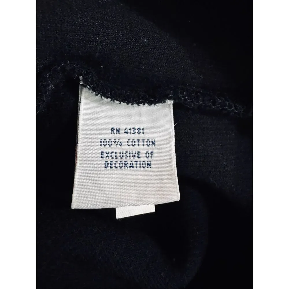 Polo Ralph Lauren Black Quarter Zip Sweater 4XB Big Tall Blue Pony Logo